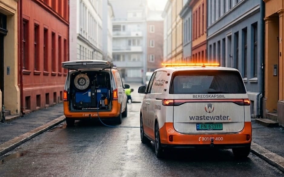 WasteWater AS – spylebiler klare for oppdrag
